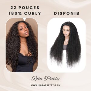 Lace Wig Deep Wave Ready To Go Glueless Wig Pre-Everything No Skills Needed 13×4 Glueless HD Lace Closure Wigs for Black Women Curly Human hair Wigs 180% Density